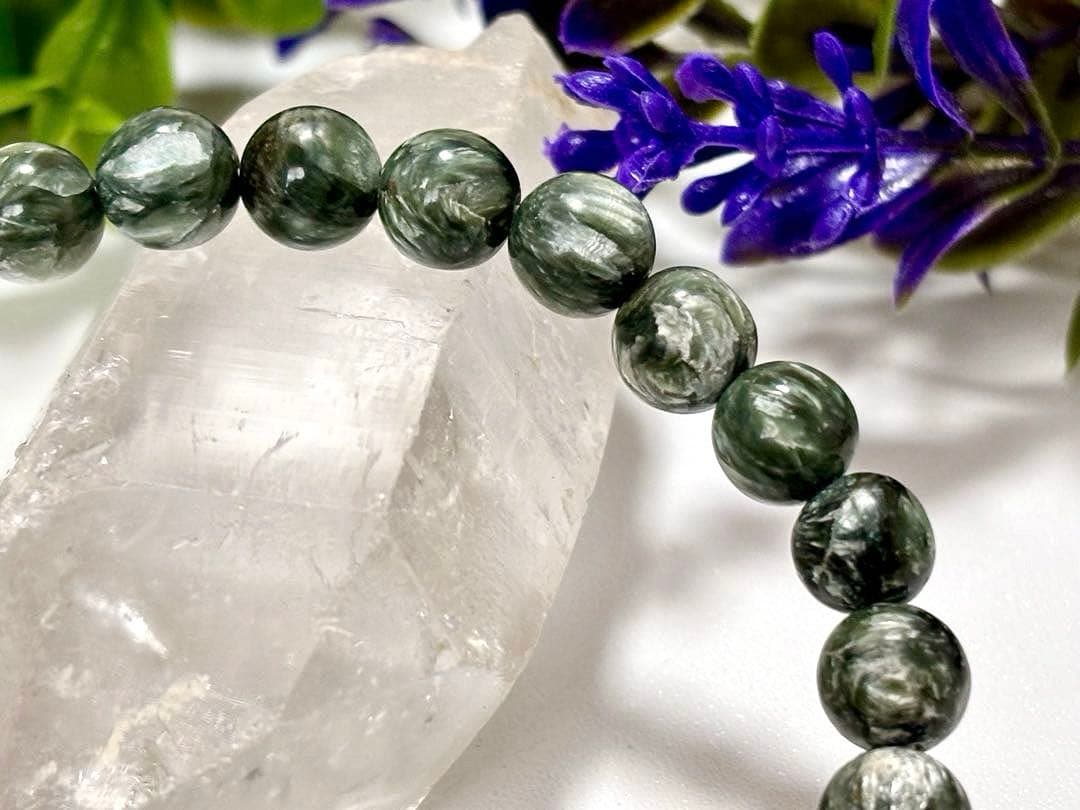 究極品質　天使の癒しに包まれた安らぎの聖石　エンジェルフェザーセラフィナイト