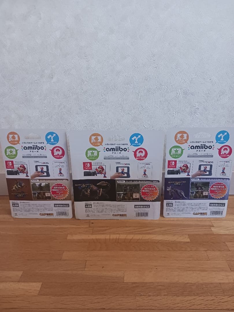 【新品未開封】モンスターハンターライズ amiibo セット
