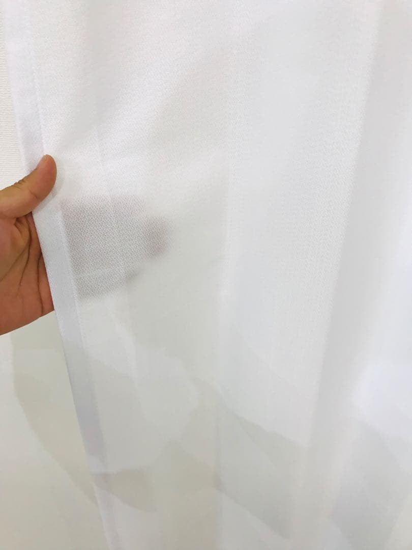 とも　1級遮光防炎　4枚　レース　4枚