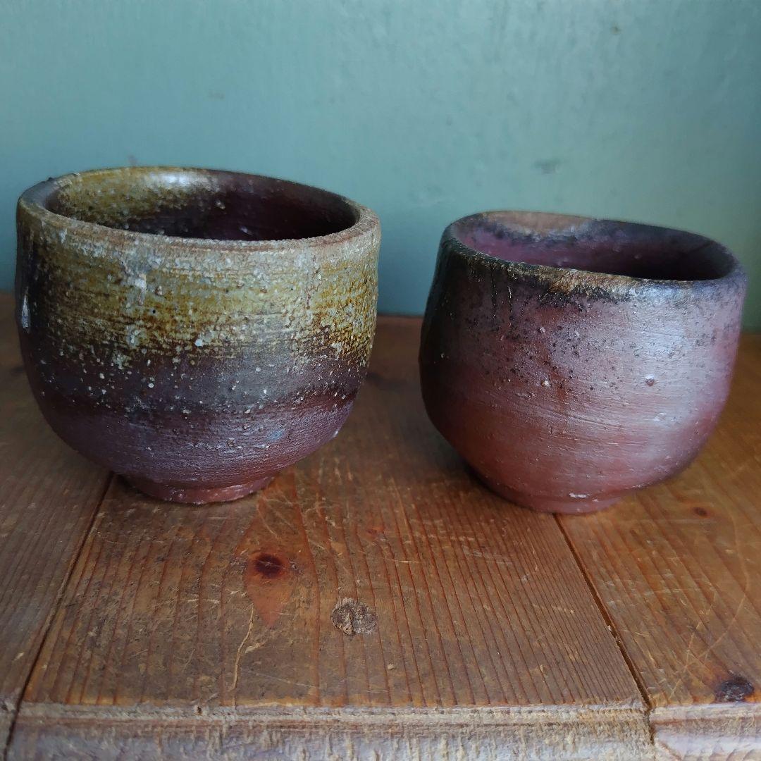 備前焼　徳利とぐい呑セット　物故作家佐藤圭秀　岡山伝統工芸品　酒器　共箱