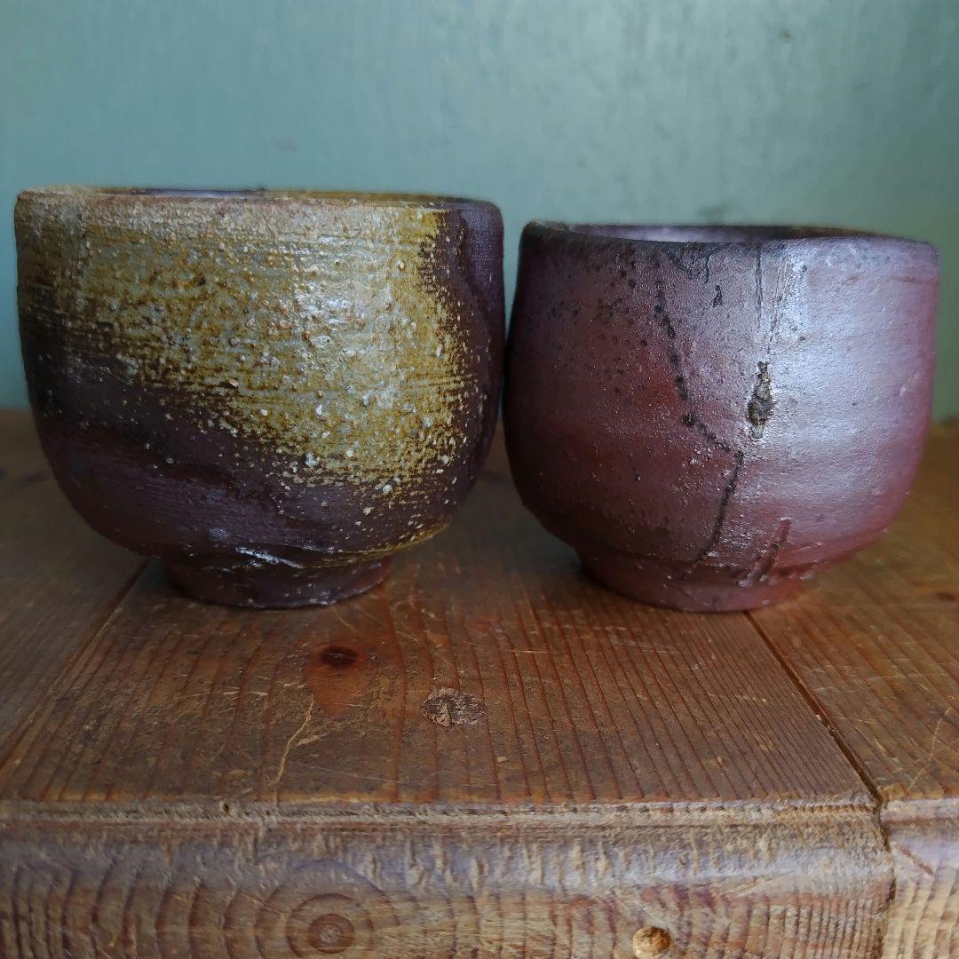 備前焼　徳利とぐい呑セット　物故作家佐藤圭秀　岡山伝統工芸品　酒器　共箱