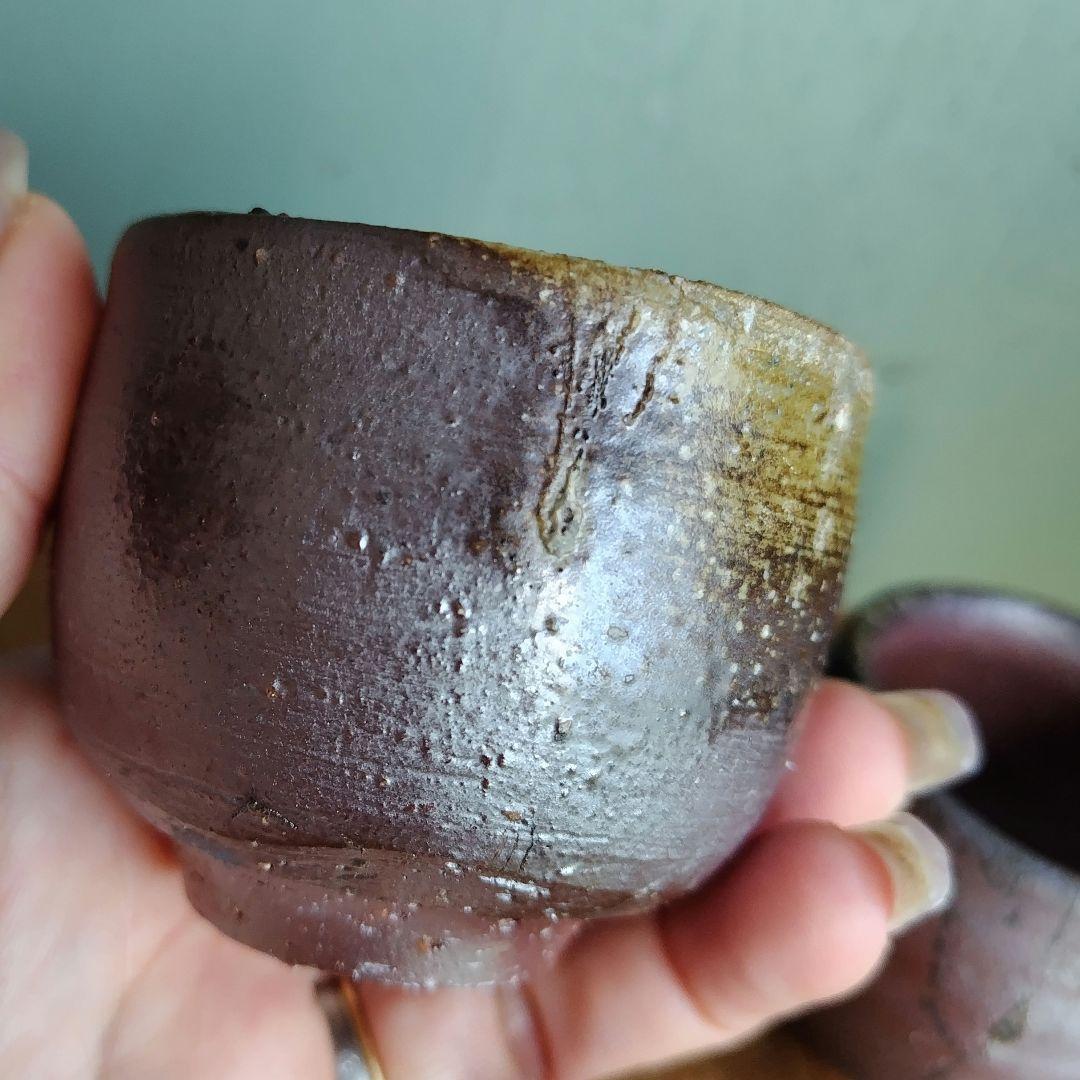 備前焼　徳利とぐい呑セット　物故作家佐藤圭秀　岡山伝統工芸品　酒器　共箱