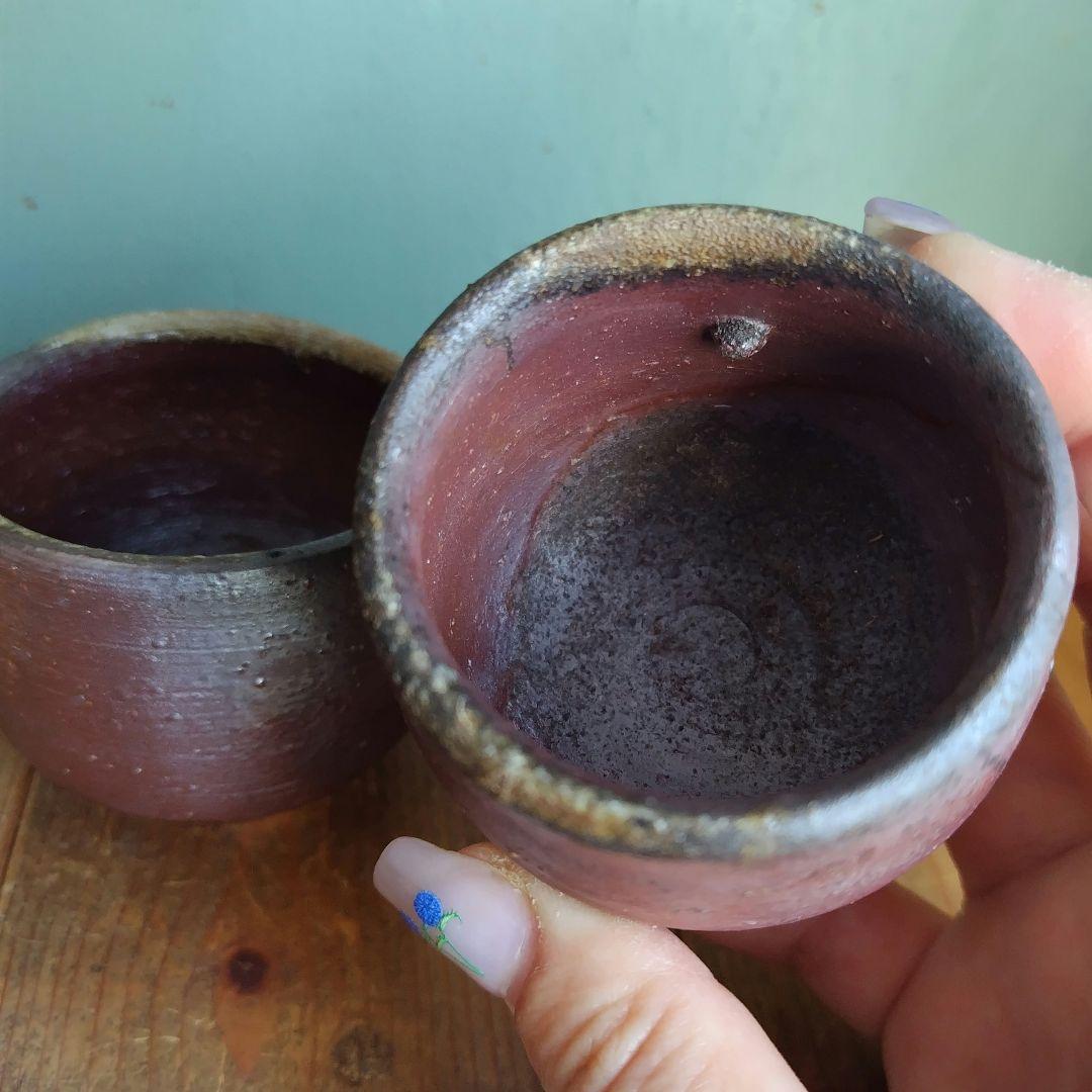 備前焼　徳利とぐい呑セット　物故作家佐藤圭秀　岡山伝統工芸品　酒器　共箱