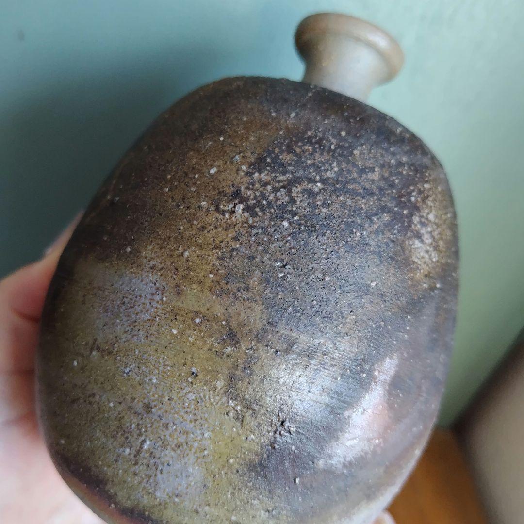 備前焼　徳利とぐい呑セット　物故作家佐藤圭秀　岡山伝統工芸品　酒器　共箱