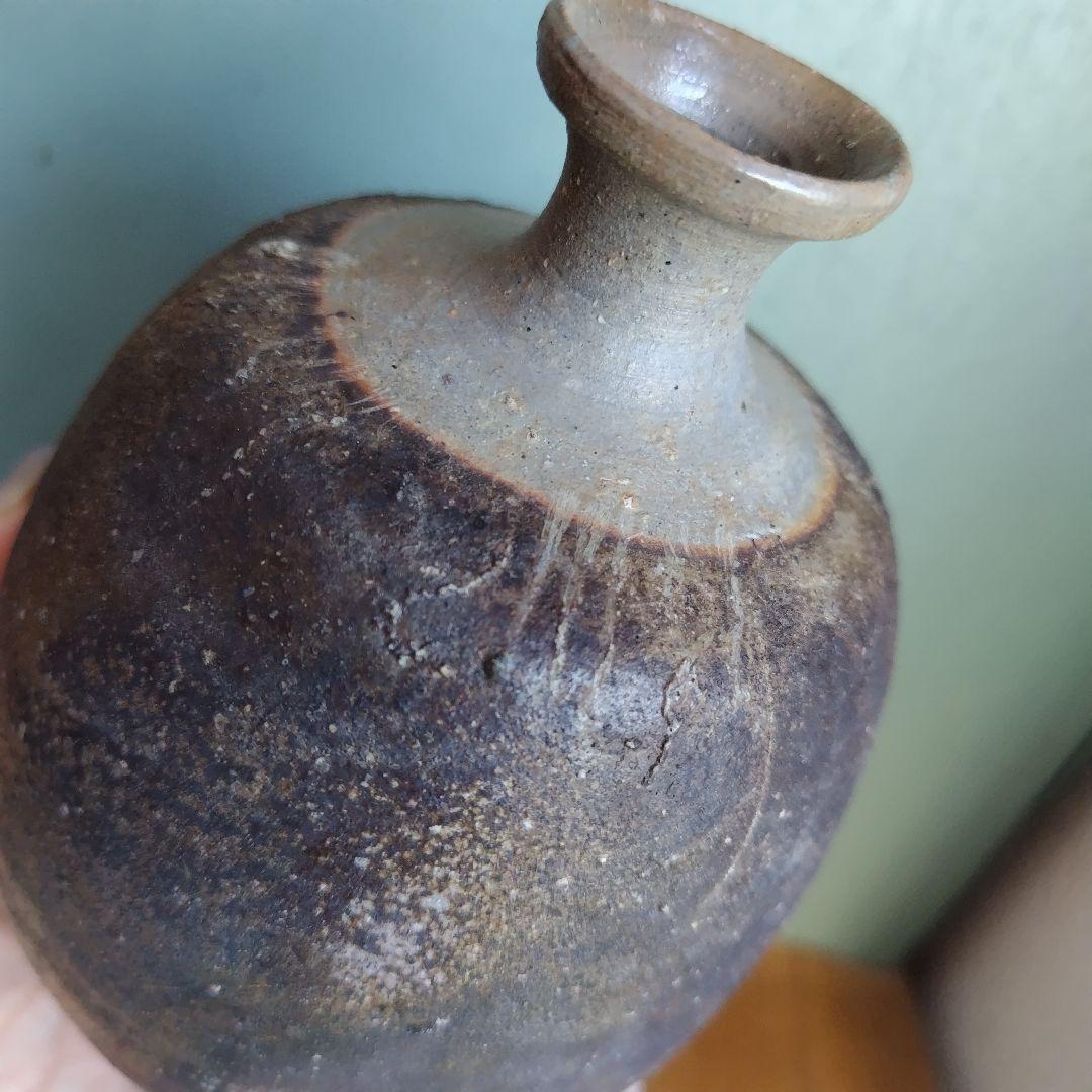 備前焼　徳利とぐい呑セット　物故作家佐藤圭秀　岡山伝統工芸品　酒器　共箱