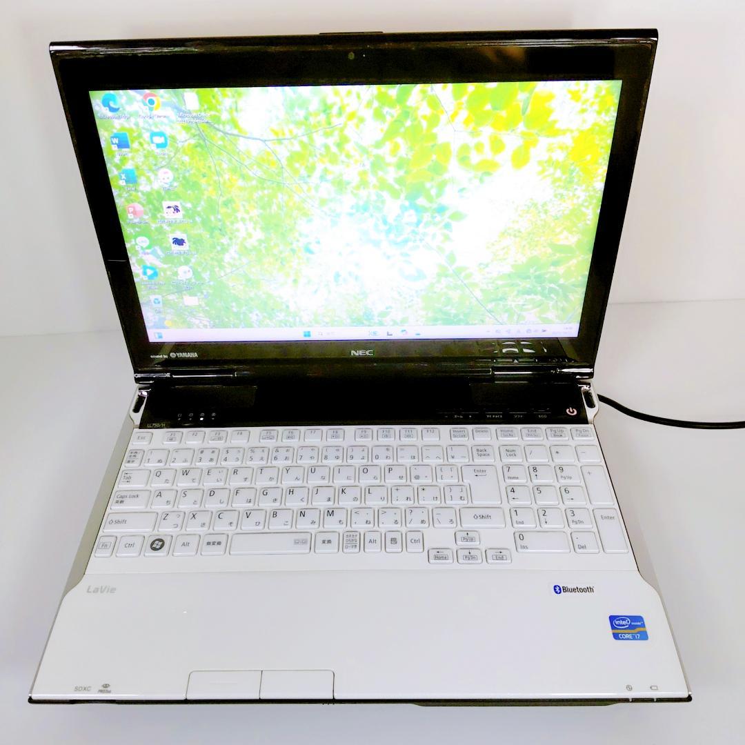 動作良好 NEC i7 メモリ8 SSD256 Win11 Office ＊1