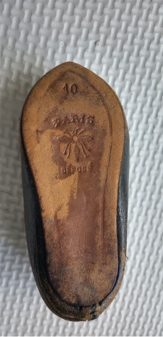 ビスクドール　アンティーク　ジュモー　サイズ10　シューズ