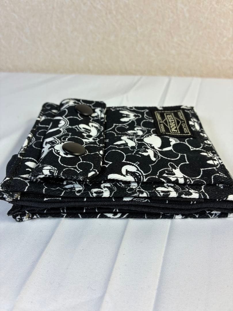 [未使用品] PORTER BEAMS ミッキー コラボ 2つ折り財布 レア