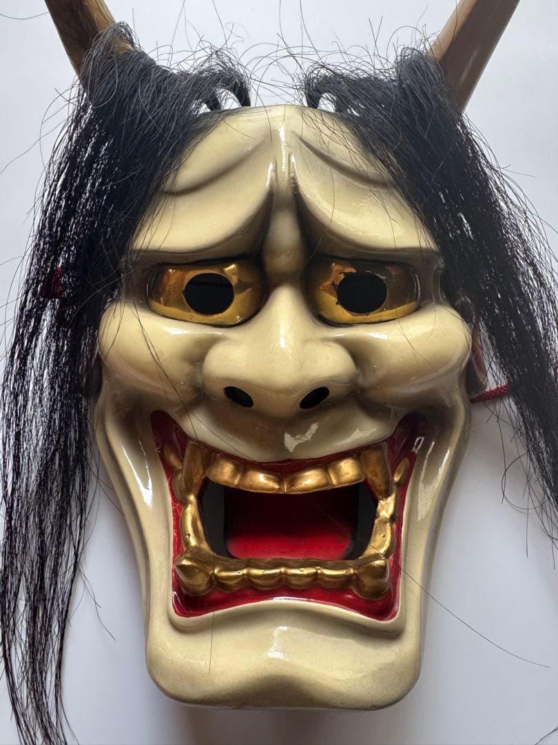 備中神楽面　般若（光峰作）