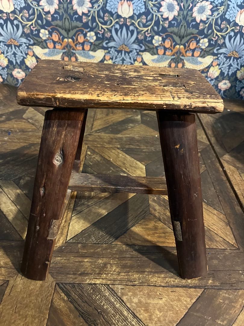 スツール インテリア 踏み台 昭和レトロ 古道具 当時物 ビンテージ