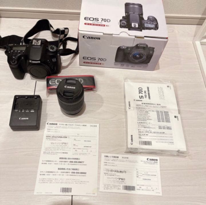 デジタルカメラ Canon70d lens set