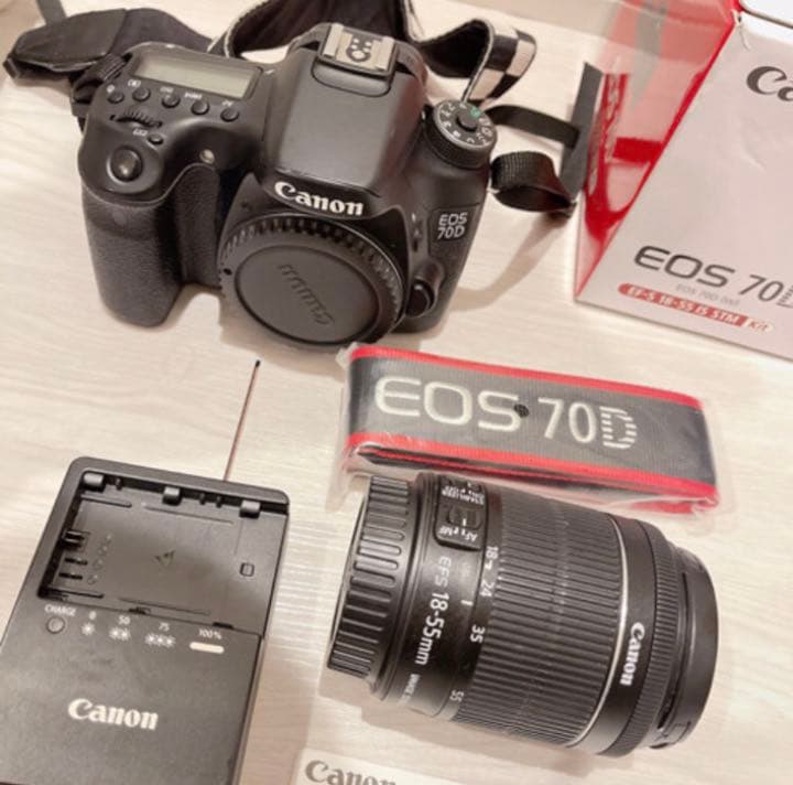 デジタルカメラ Canon70d lens set