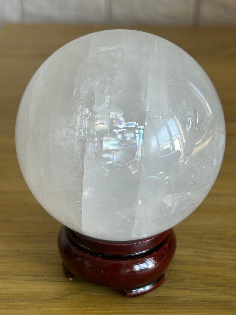 ✨キラキラ✨ホワイトカルサイト　スフィア 69mm 丸玉
