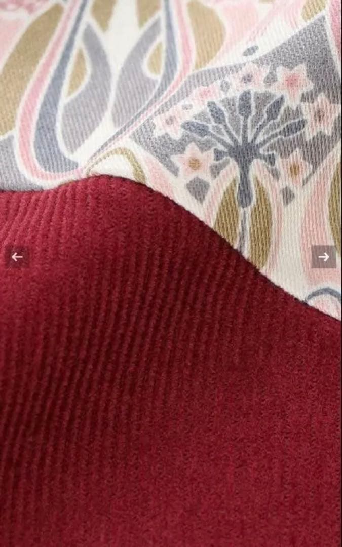 LICIE MADE WITH LIBERTY FABRIC &花柄割烹着 新品