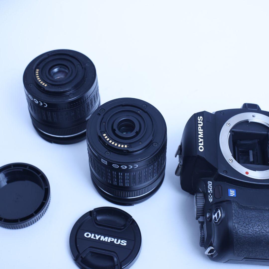 スマホ転送可 OLYMPUS e-500 一眼レフデジタルカメラ 標準望遠レンズ