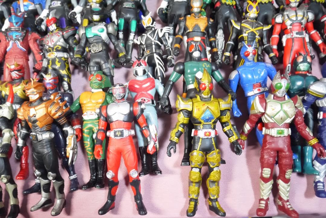 ライダーヒーローシリーズ　ビッグサイズソフビフィギュア　101体セット