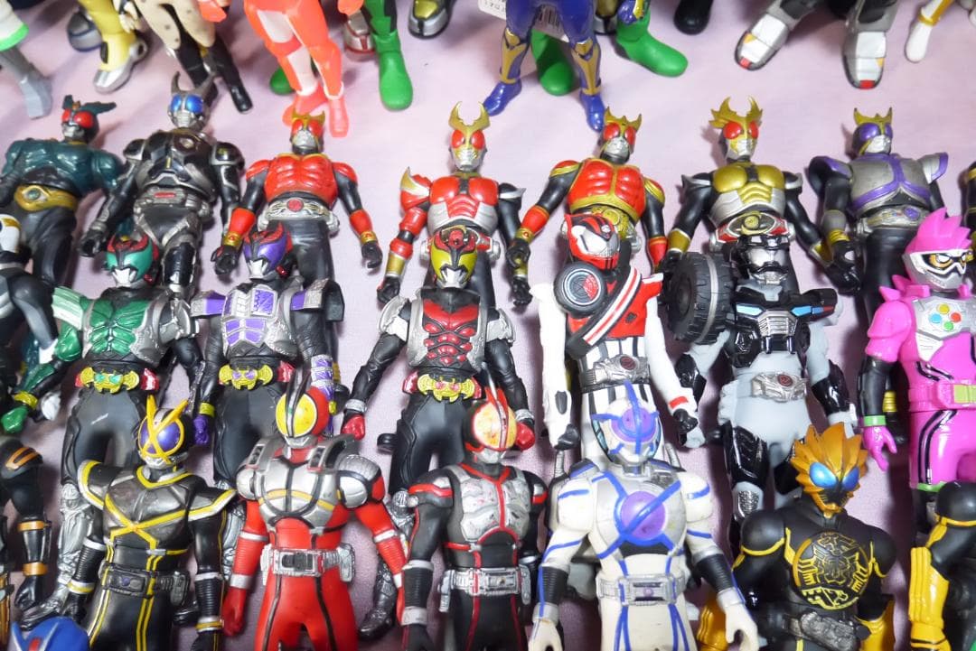 ライダーヒーローシリーズ　ビッグサイズソフビフィギュア　101体セット