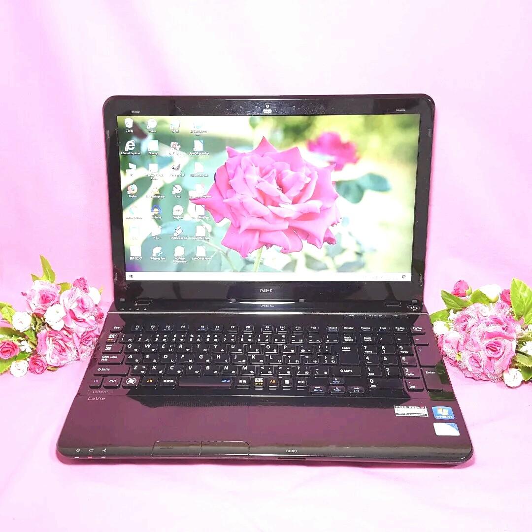 NEC/薄型LaVie/大容量500G/カメラ/USB3.0/Windows10