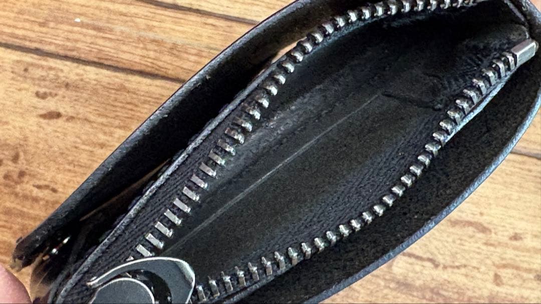 moku 小さな財布 saku ver.3 プエブロレザー ブラック