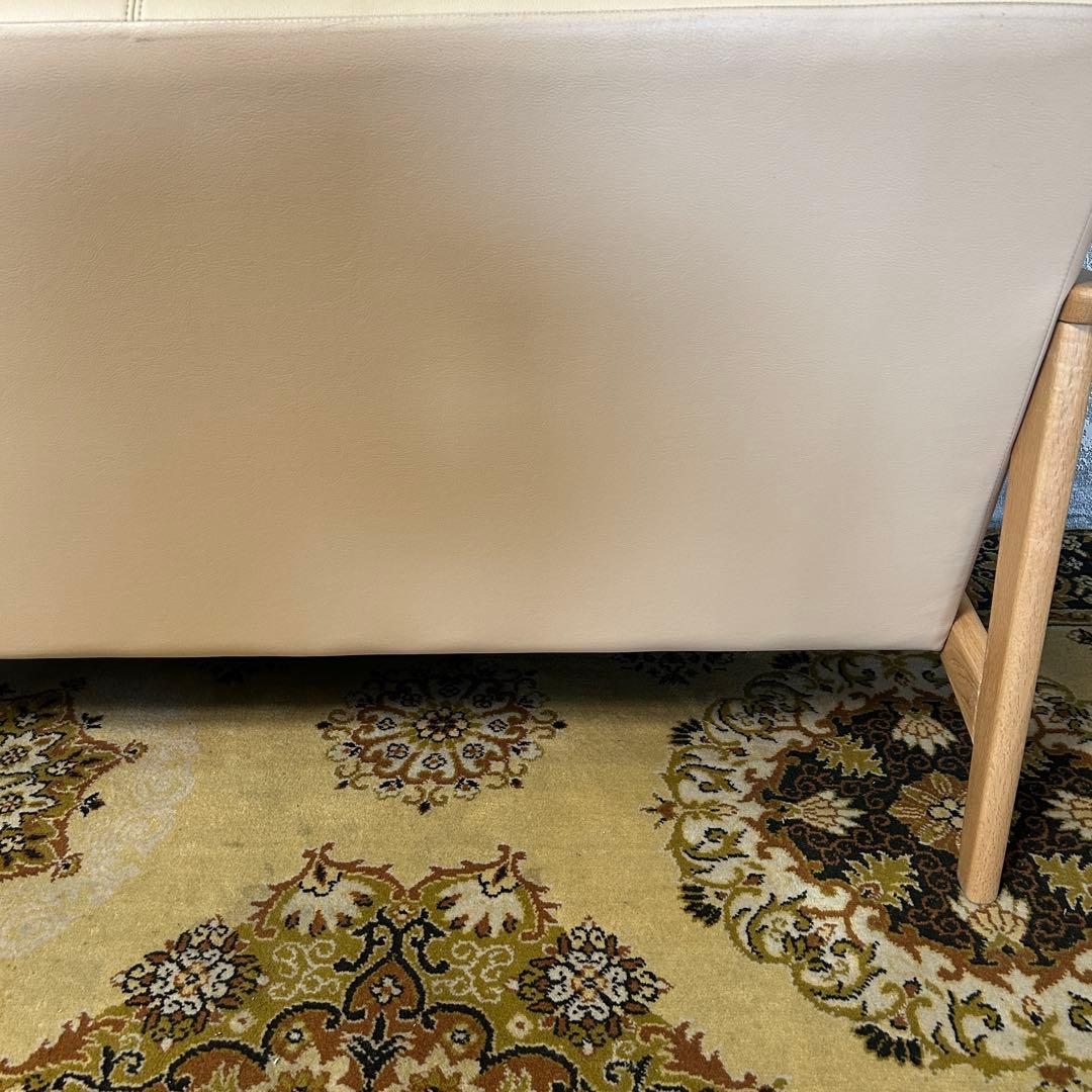 ꧁浜本工芸 HAMAMOTO꧂2人掛けアームソファ レザー 皮 肘置き 肘掛け