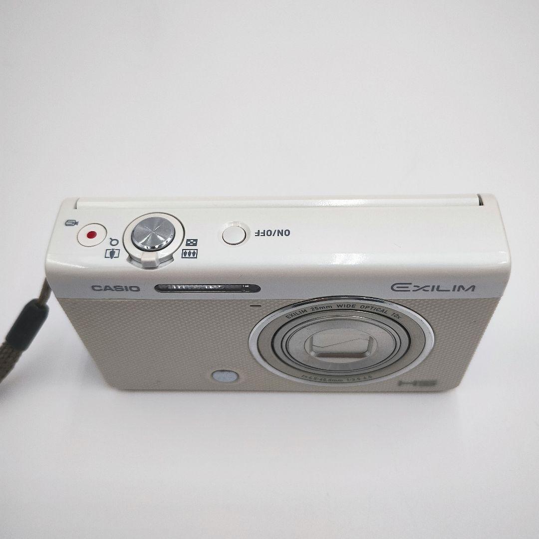 CASIO EXILIM EX-ZR50 セルフィー チルト液晶 ホワイト