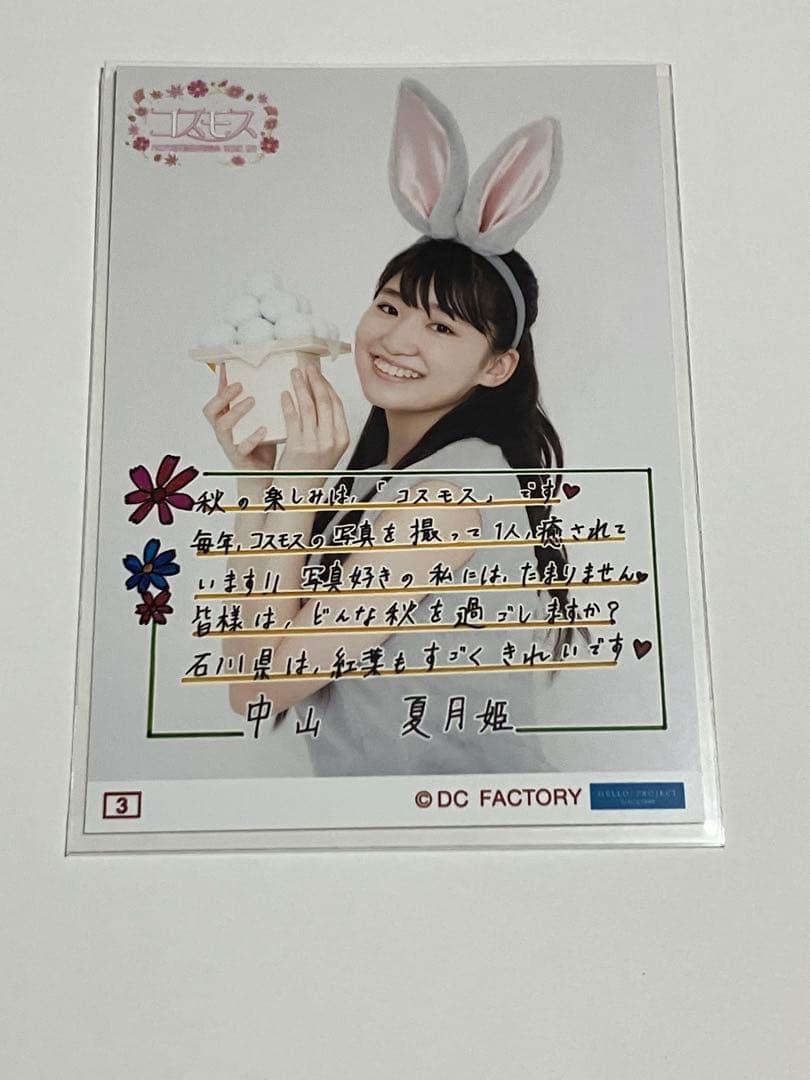 『中山夏月姫』ハロプロ研修生時代のコレ写12枚セット