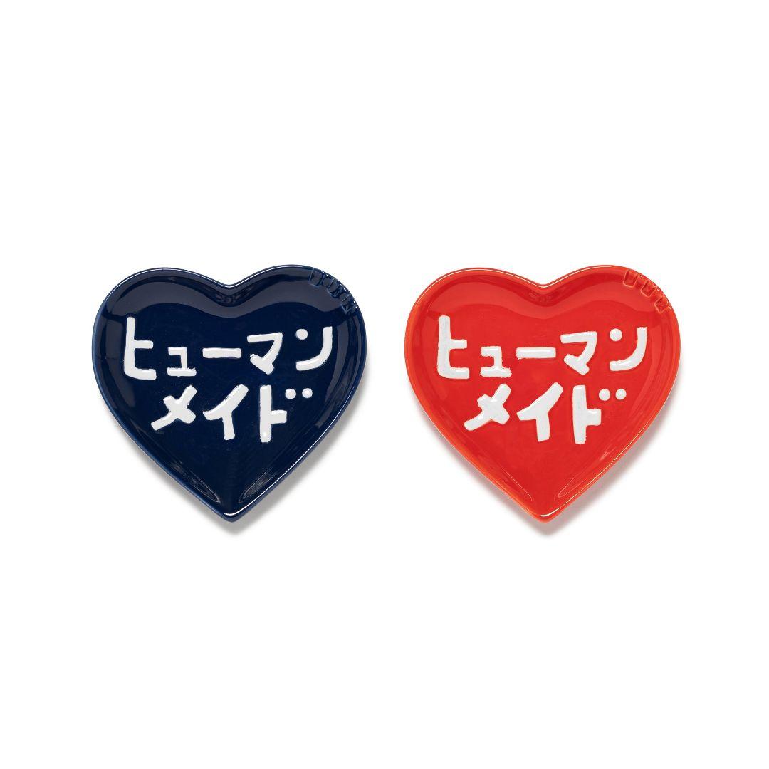 赤青セット 五月女ケイ子 HUMAN MADE HEART TRAY