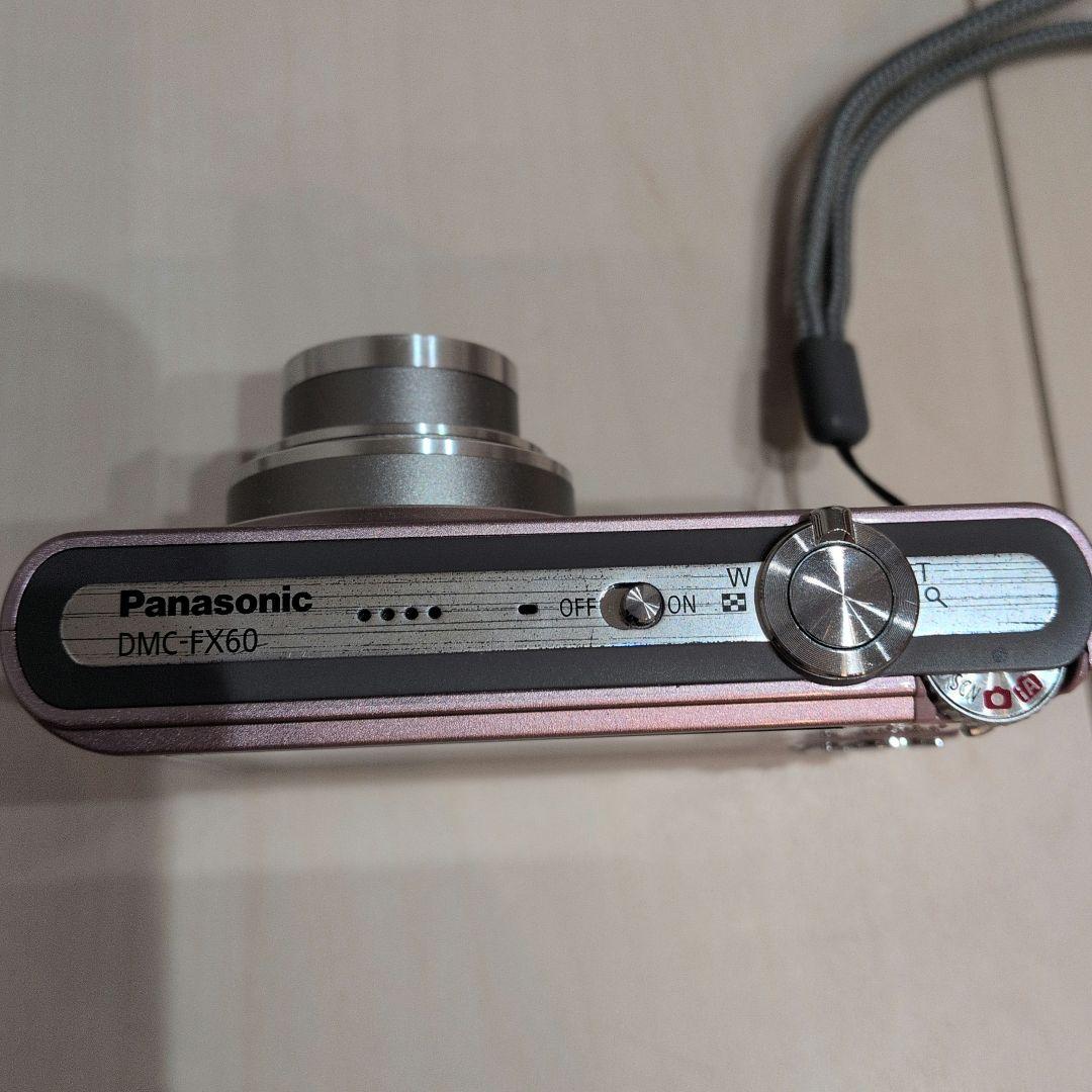 【動作確認済み】デジカメ　Panasonic DMC-FX60 ピンク