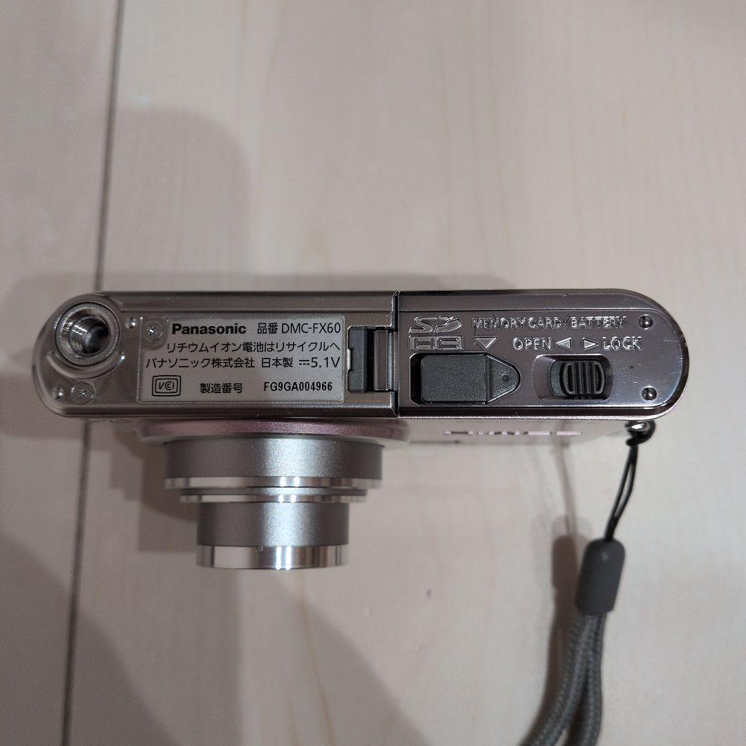 【動作確認済み】デジカメ　Panasonic DMC-FX60 ピンク