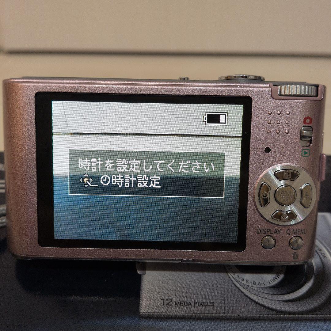 【動作確認済み】デジカメ　Panasonic DMC-FX60 ピンク