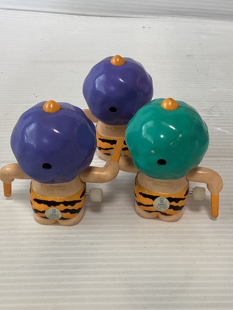 完動品 1985年 ゴロピカドン ゼンマイ 3体 サンリオ 昭和レトロ 当時物