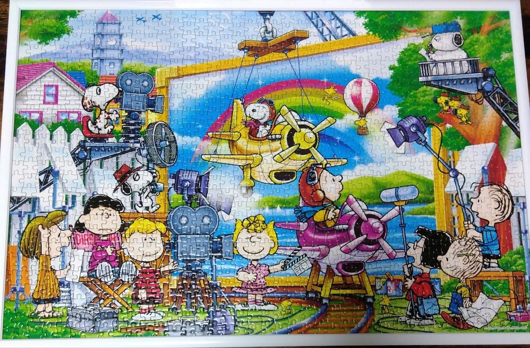 廃盤PEANUTS ムービースター 1000ピースパズル　スヌーピー