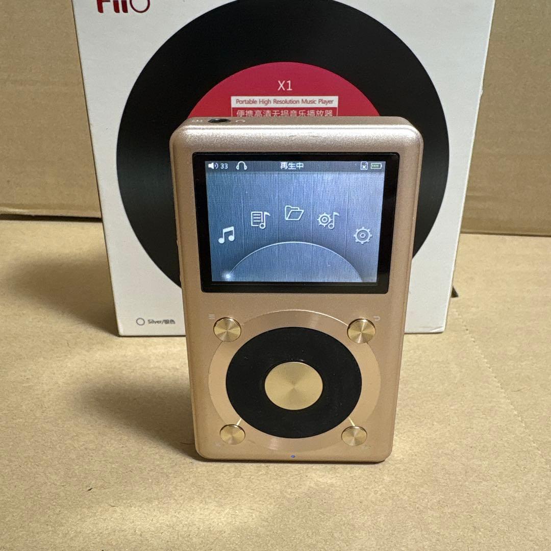 FiiO X1 ポータブルハイレゾ音楽プレーヤー ゴールド