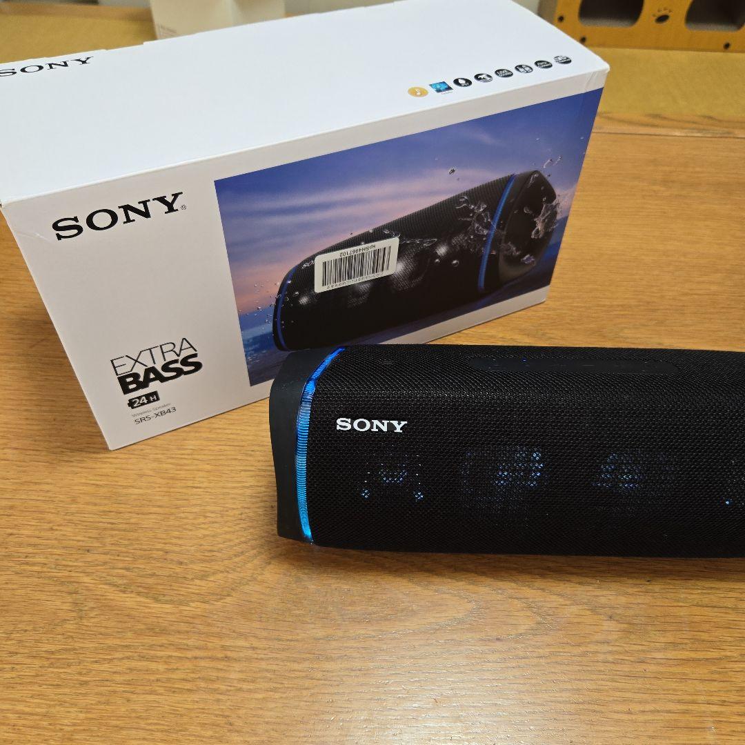 美品！大迫力！SONY ワイヤレススピーカーSRS-XB43 ブラック 本体のみ