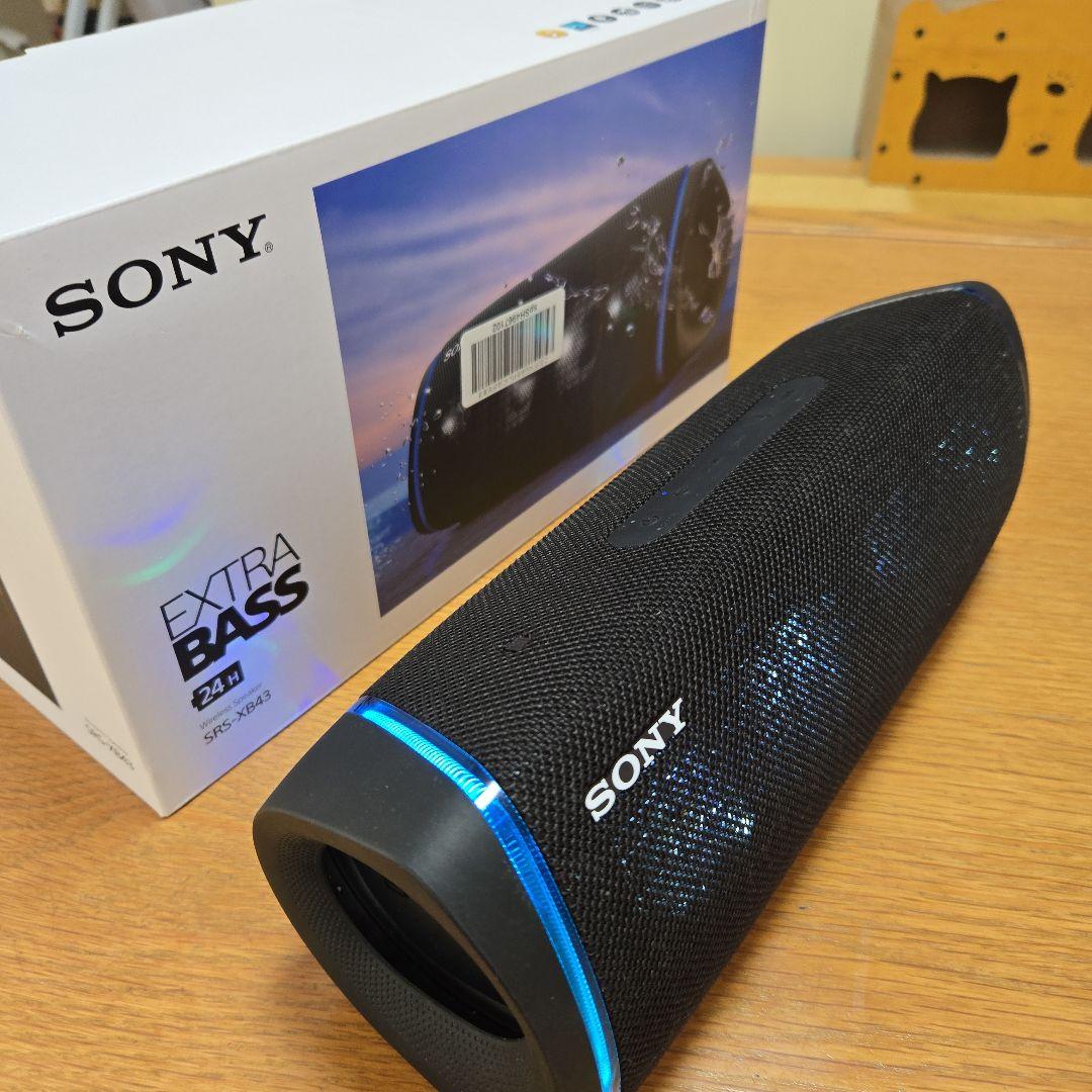 美品！大迫力！SONY ワイヤレススピーカーSRS-XB43 ブラック 本体のみ