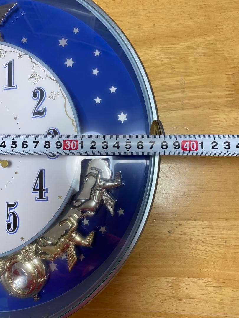 CITIZEN 電波掛け時計 メロディ6曲 揺れる飾り 38cm