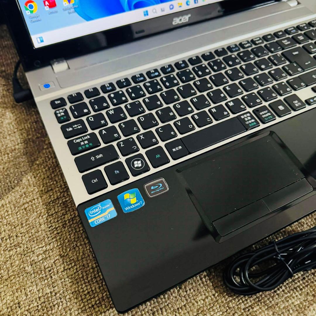 S324 ACERノートパソコンi7メモリ8G高速Windows11オフィス付き