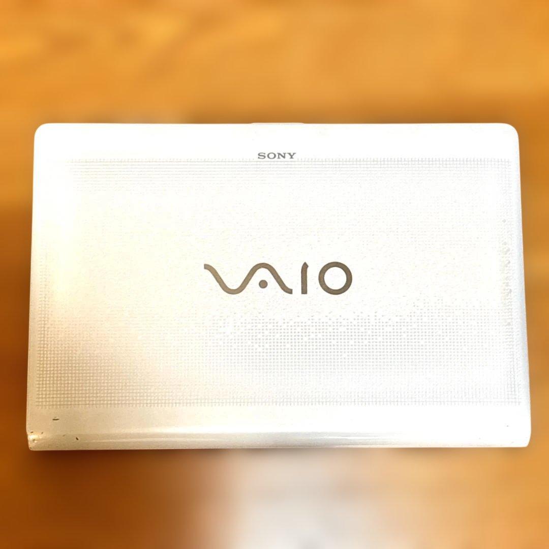 VAIO✨すぐ使えるWindows11/白いノートパソコン/初期設定済カメラ付き