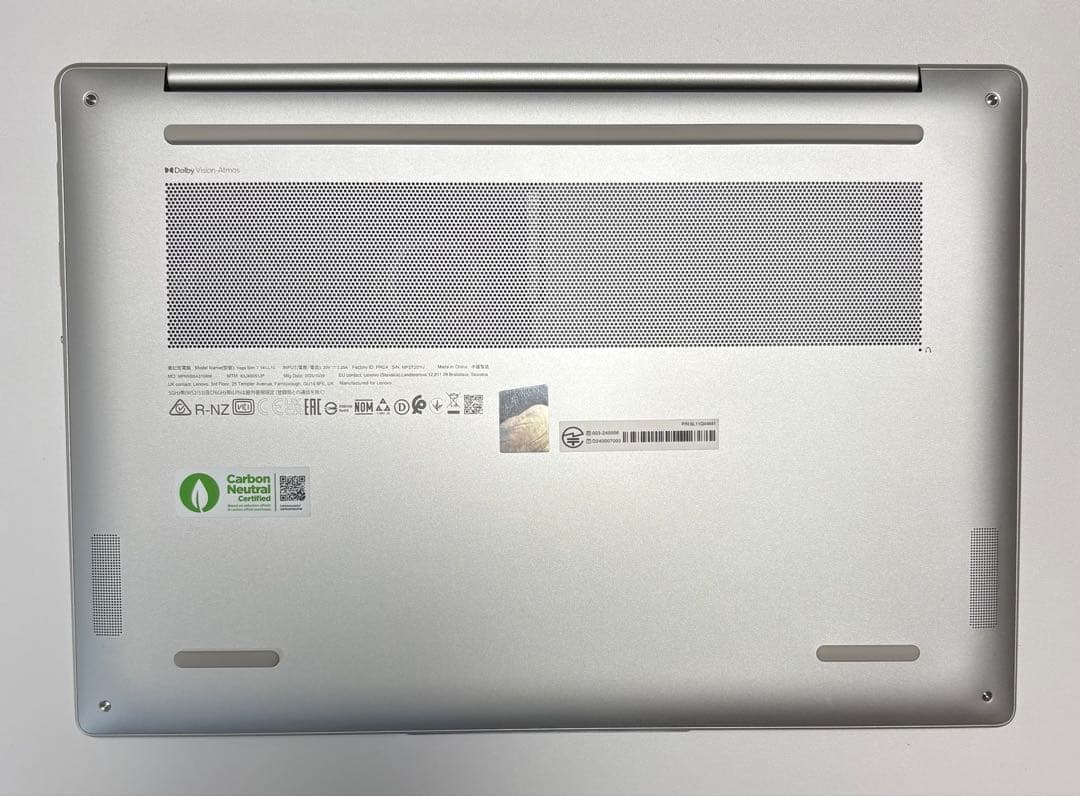 Windowsノート本体 Lenovo Yoga Slim 7i Aura Edition Gen 10