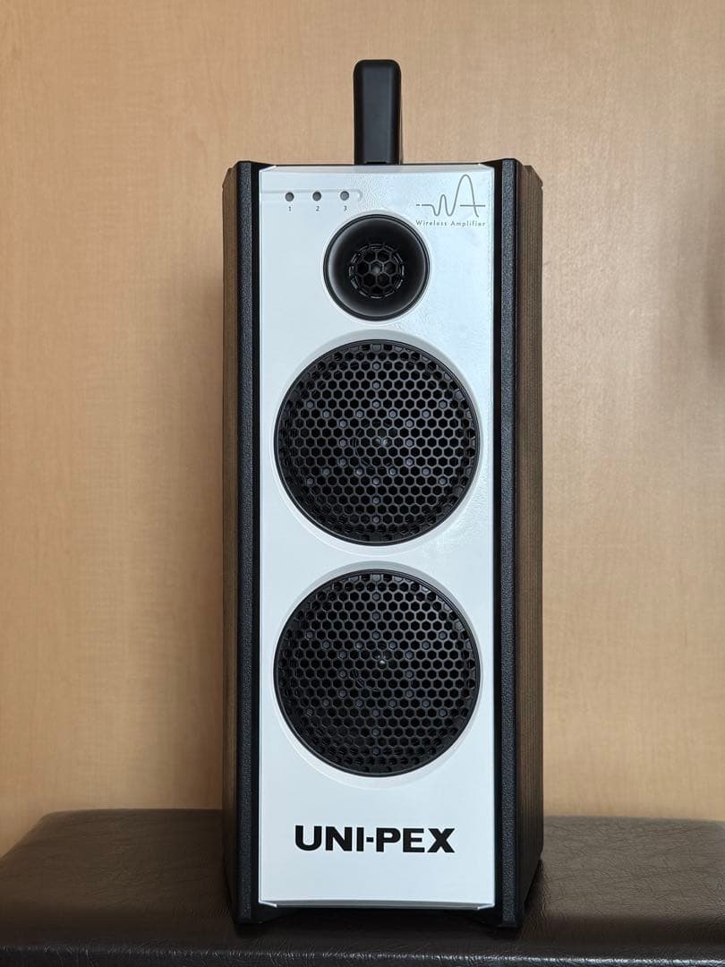 UNI-PEX ワイヤレススピーカー マイク2本付き