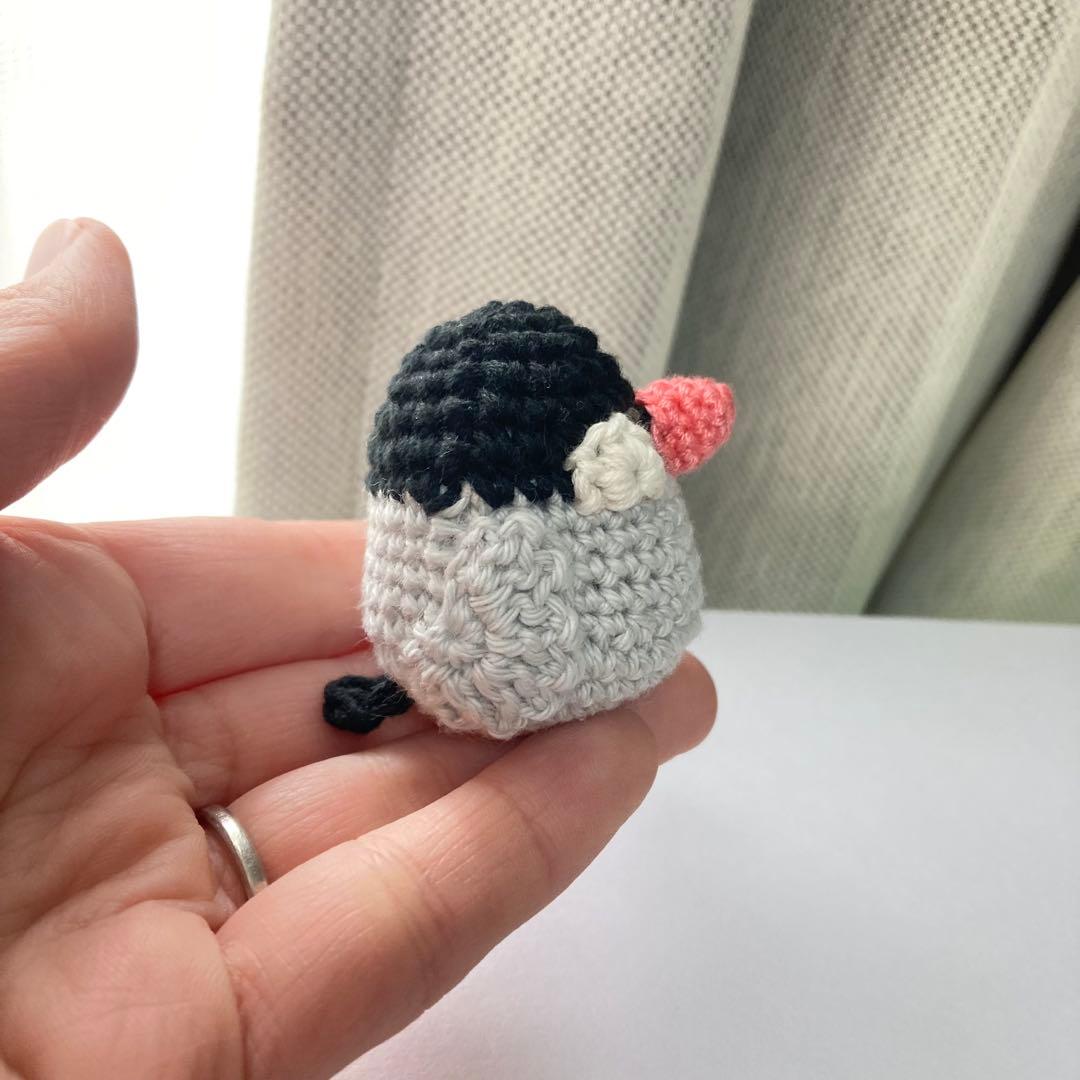 jun♪様　あみぐるみ　桜文鳥　シルバー文鳥　シナモン文鳥　ハシビロコウ