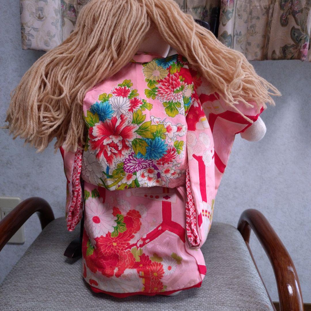 ウォルドルフ人形C体に着物をきせました。pipin
