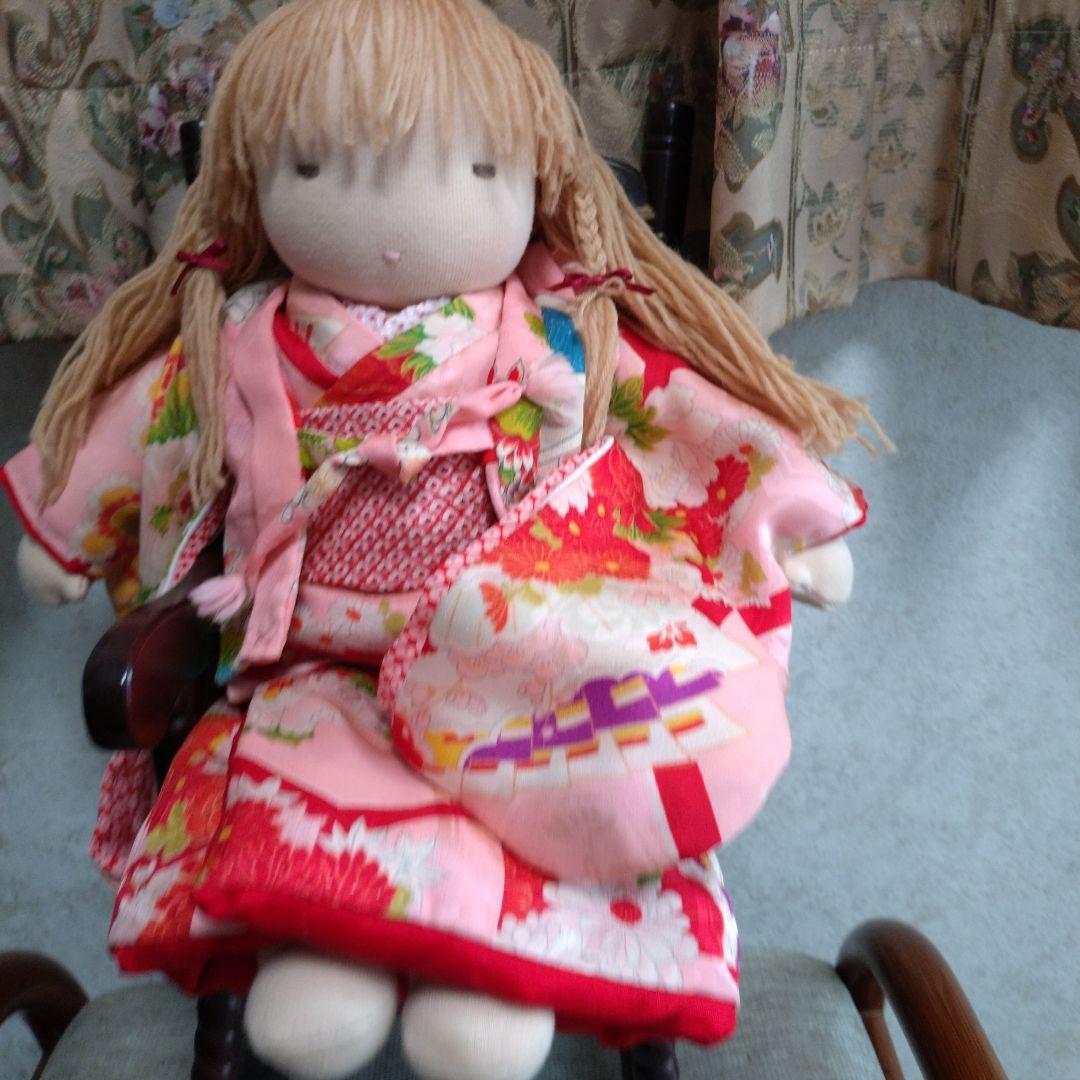 ウォルドルフ人形C体に着物をきせました。pipin