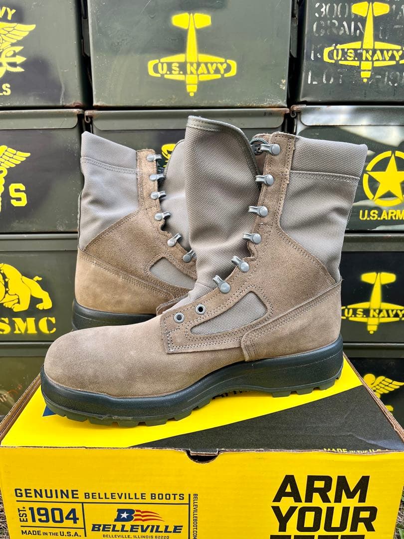 米軍放出未使用品 BELLEVILLE コンバットブーツ 12.5R（30cm)