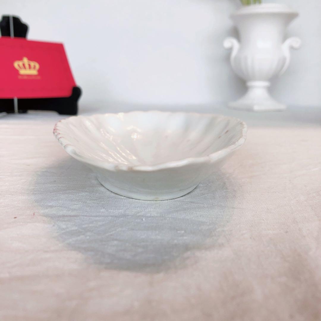 フランス　サルグミンヌ シェル型ラヴィエ オーバル皿　フランスアンティーク食器