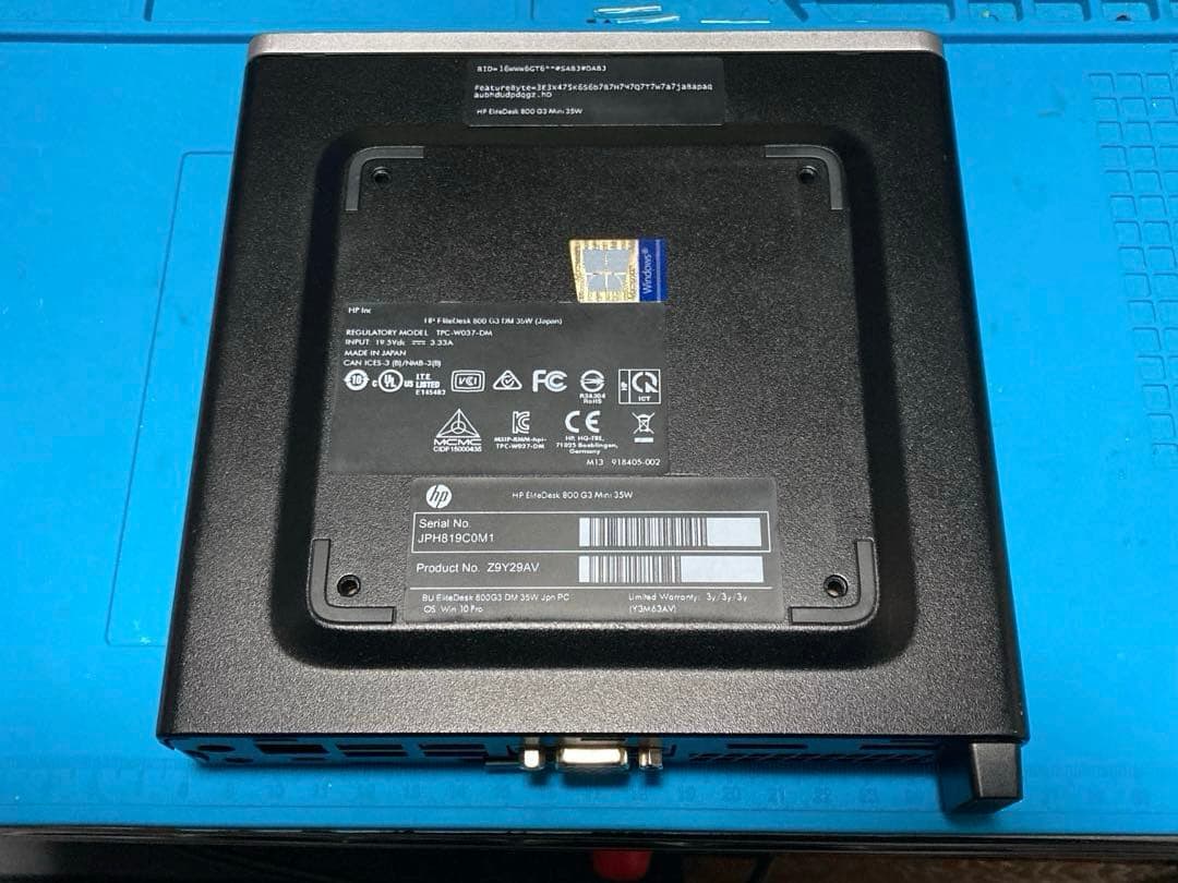 miniPC hp EliteDesk 800 G3 第6世代 i3 Win11