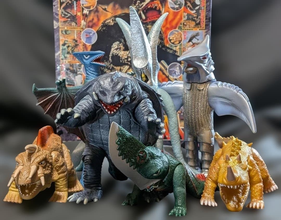 強いぞ！ガメラ復活大結集ＢＯＸ（バンダイ）開封済 箱付 ７体セット