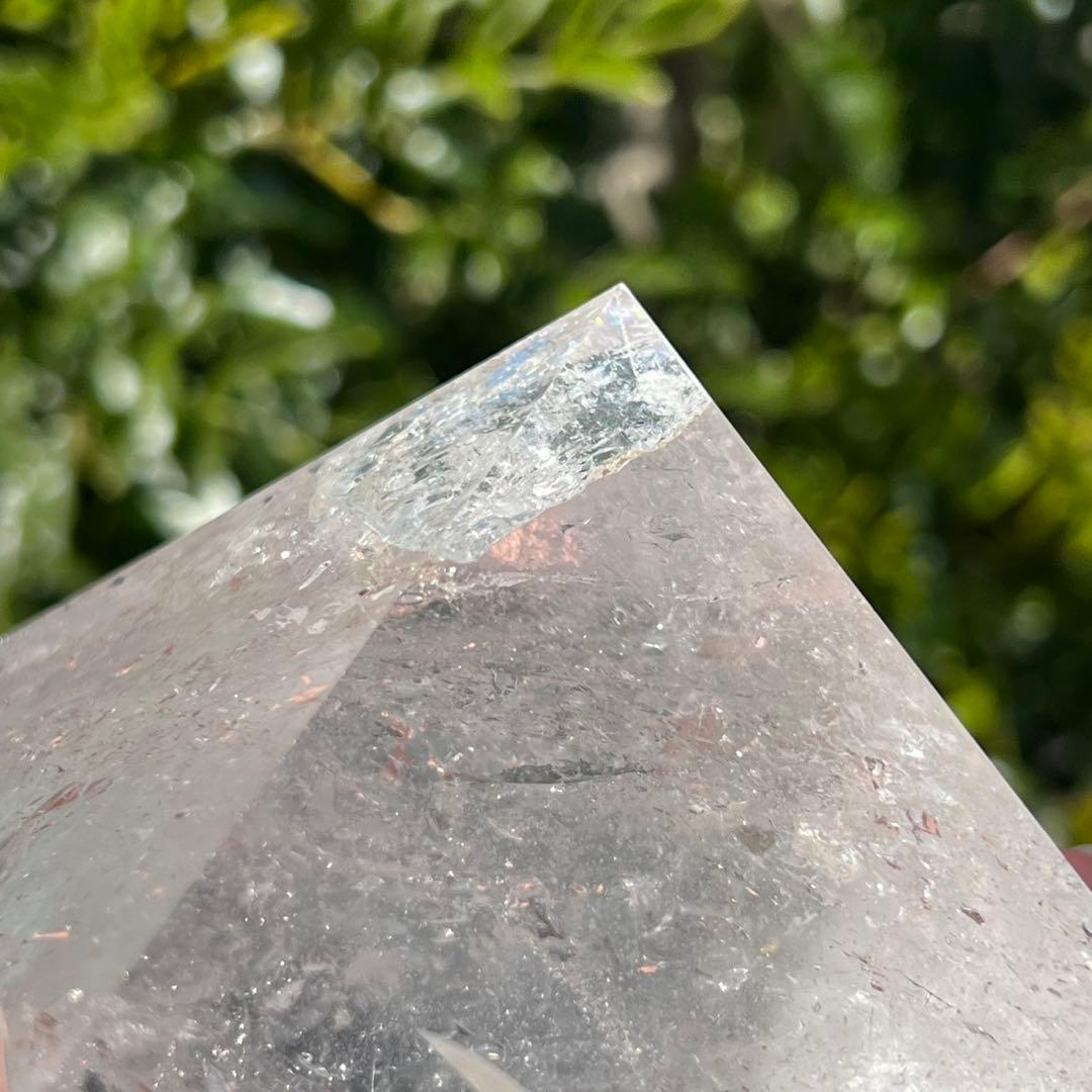 ✳️✨高透明！聖なる山からの贈り物✨ヒマラヤ産 レインボー水晶 ピラミッド 天然石