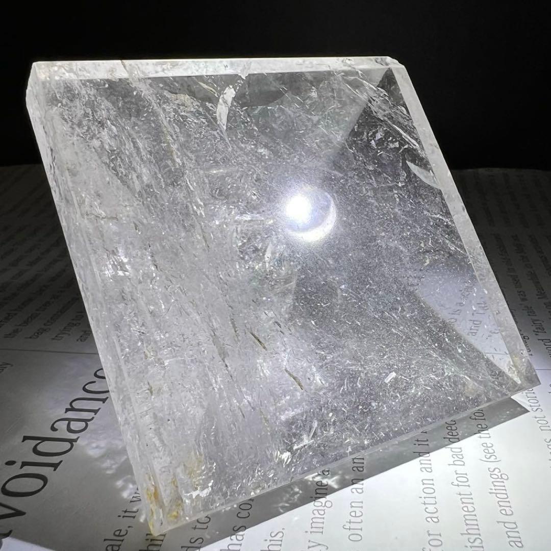 ✳️✨高透明！聖なる山からの贈り物✨ヒマラヤ産 レインボー水晶 ピラミッド 天然石