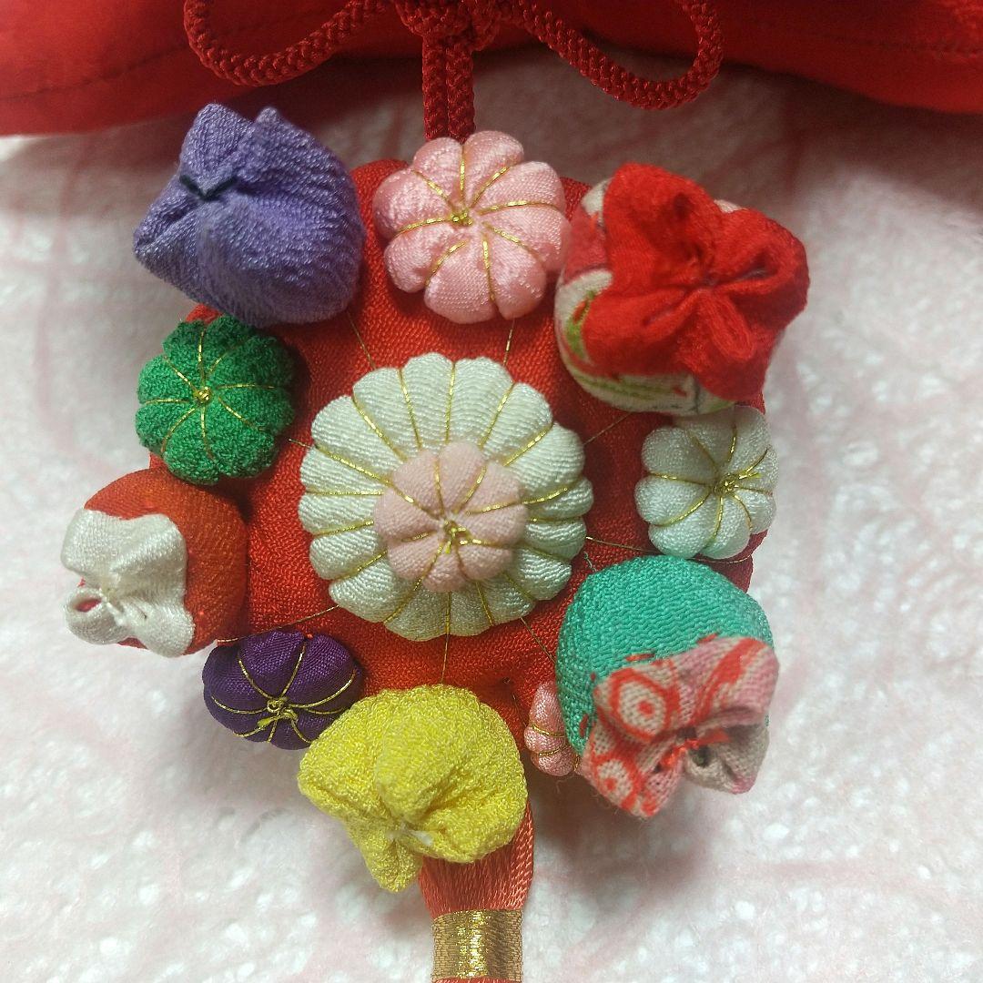 ちえみ様 リクエスト品 ちりめん細工 鯉と童 (赤)